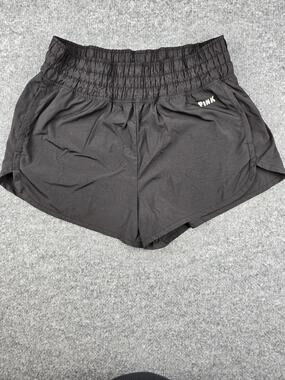 VS Pink Lined Running sport shorts size Medium black #650